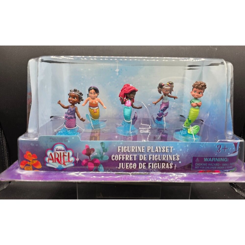 Disney Junior Ariel Mermaid Friends Figurine Playset For Kids 3+  Ariel Lucia Fe